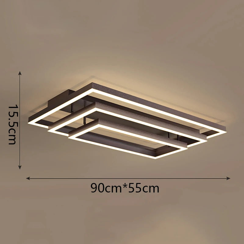 Nordic home decoration salon bedroom decor smart led lamp lights for room dimmable Ceiling light lamparas indoor lighting