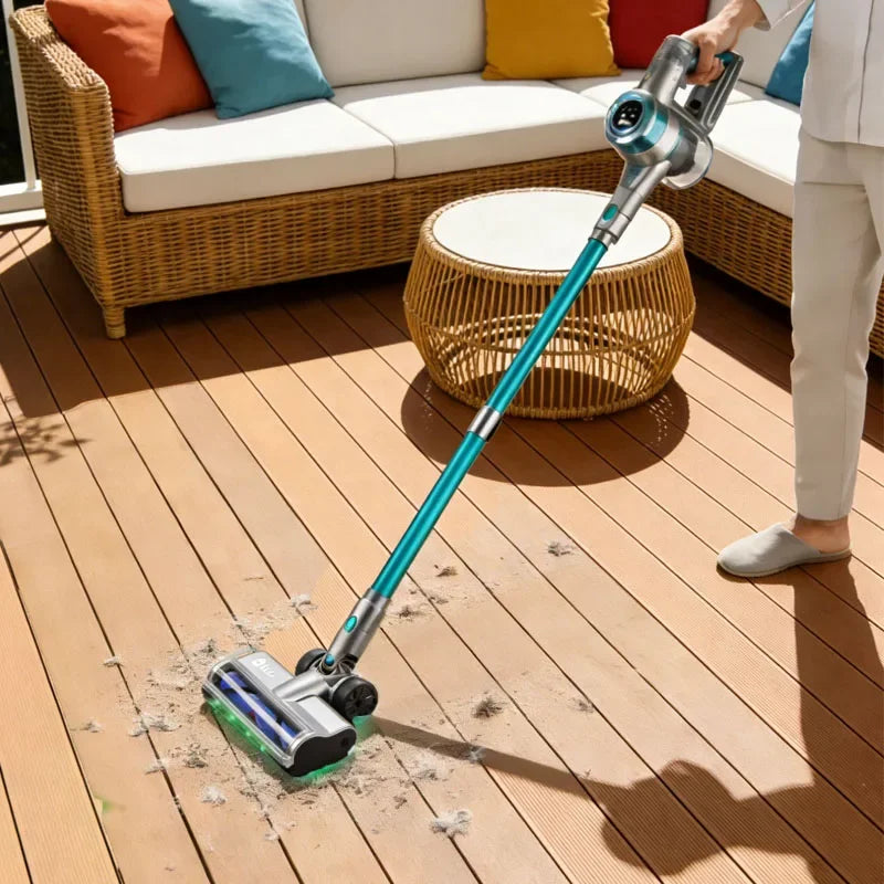 Ultra-Strong Cordless Vacuum Cleaner 60Min Long Runtime Removable Battery Smart LED Display Wireless Home Appliance Handheld