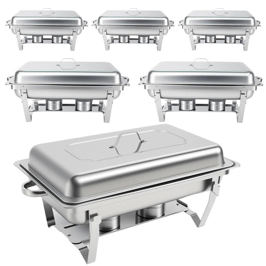 Chafing Dish Buffet Set Stainless Steel 316 Restaurant Catering with Lids Holders Food Warmer Server for Party Banque Weddings