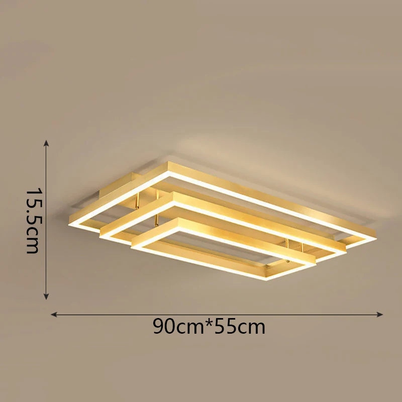 Nordic home decoration salon bedroom decor smart led lamp lights for room dimmable Ceiling light lamparas indoor lighting