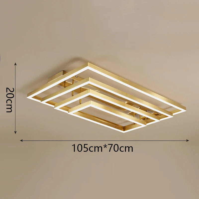 Nordic home decoration salon bedroom decor smart led lamp lights for room dimmable Ceiling light lamparas indoor lighting