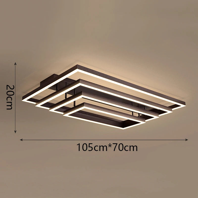 Nordic home decoration salon bedroom decor smart led lamp lights for room dimmable Ceiling light lamparas indoor lighting