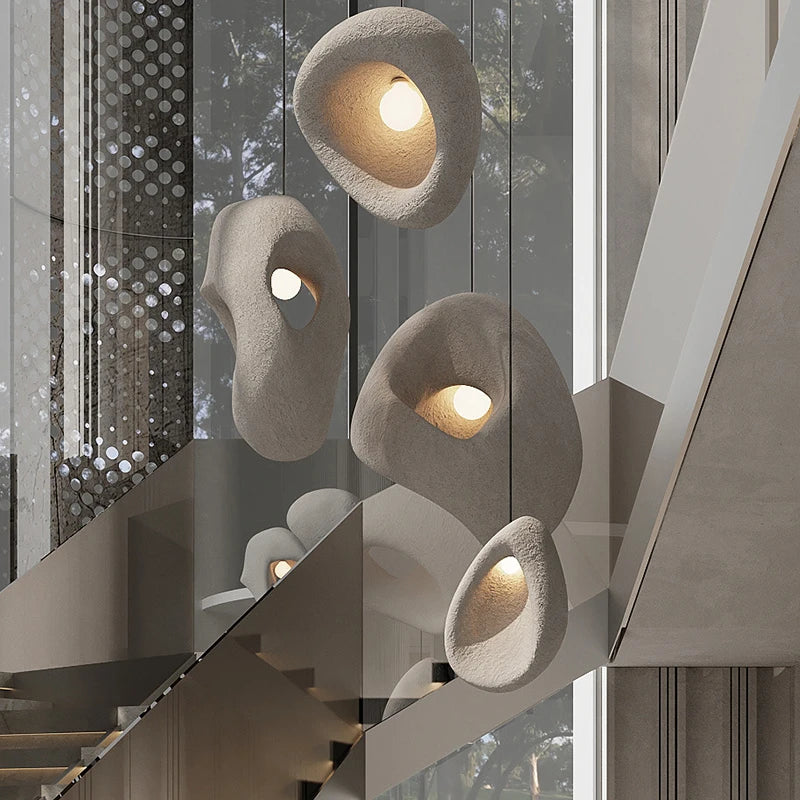 Modern home decor led lights pendant light lamps forstaircase Chandeliers for living room hanging light indoor lighting
